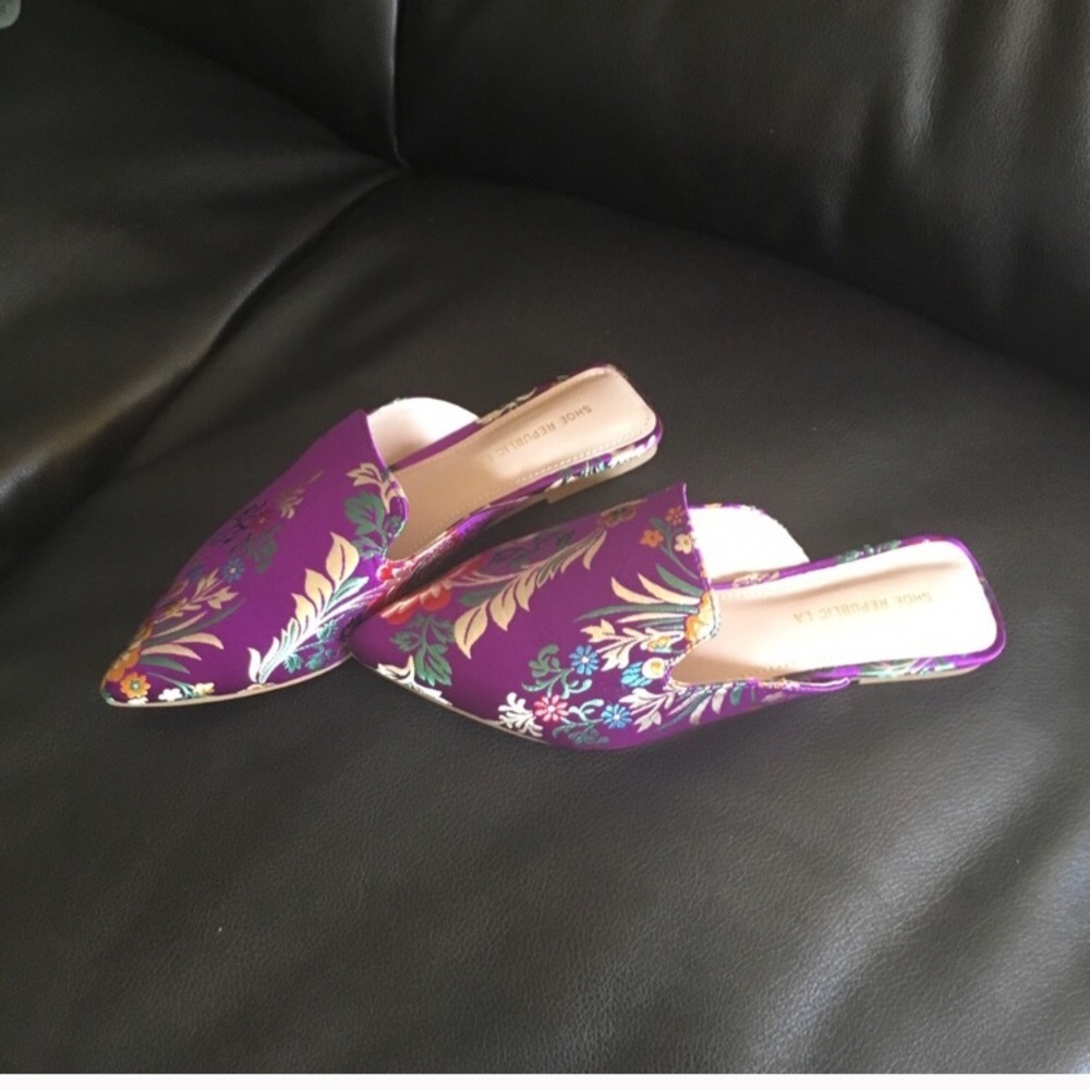Pretty Purple Mules